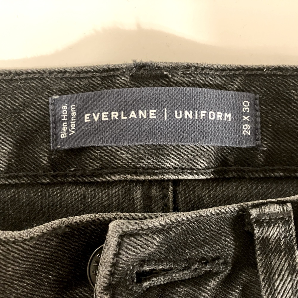 29x30 Everlane Uniform skinny jeans in washed black